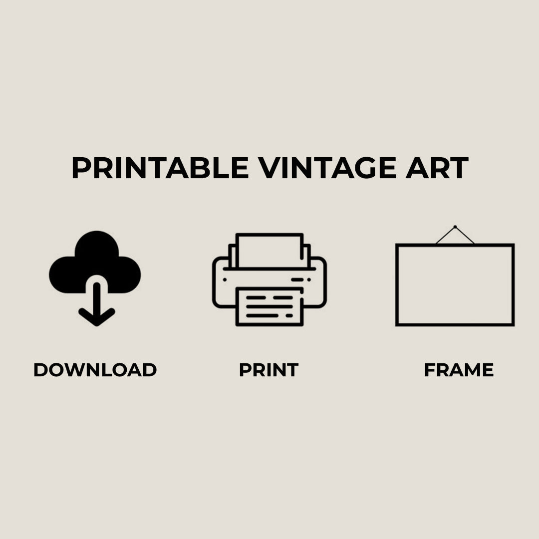 Vintage English Cottage Garden | Romantic Stone Path Oil Painting